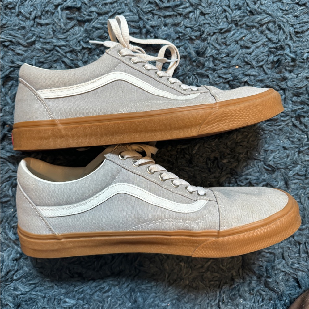 Size 13 Light Blue Canvas Vans